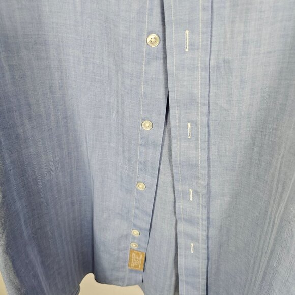 Graham & Gunn Men S* Dress Shirt Light Blue Business Casual Modest Neutral Shirt - Picture 16 of 16